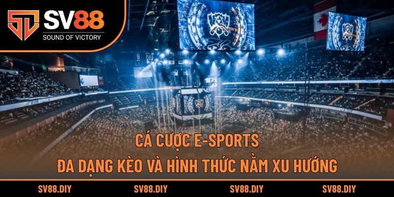Cá Cược E-Sports - Đa Dạng Kèo Và Hình Thức Nằm Xu Hướng