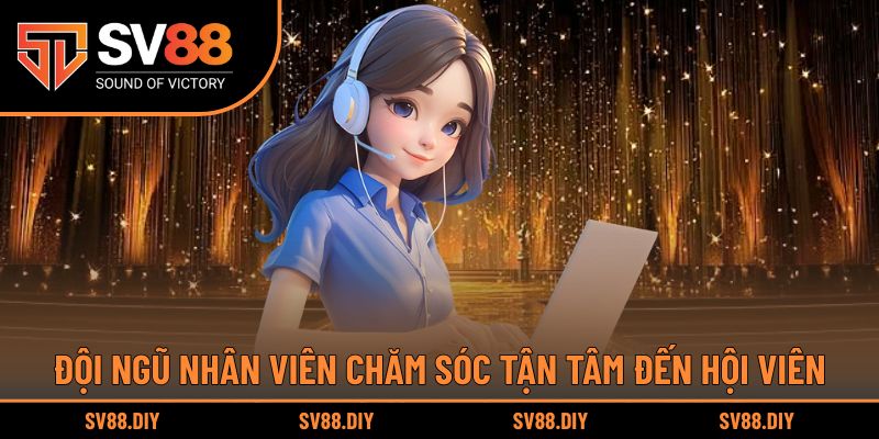 Đội ngũ nhân viên chăm sóc tận tâm đến hội viên