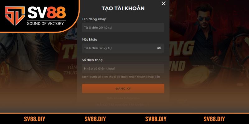 Hướng dẫn cách đăng ký SV88 nhanh chóng